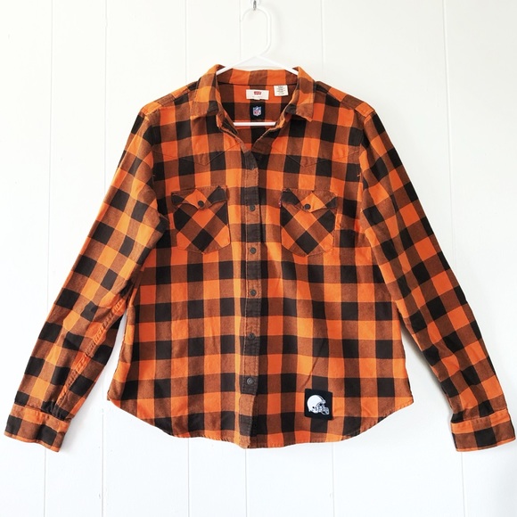 cleveland browns flannel shirt